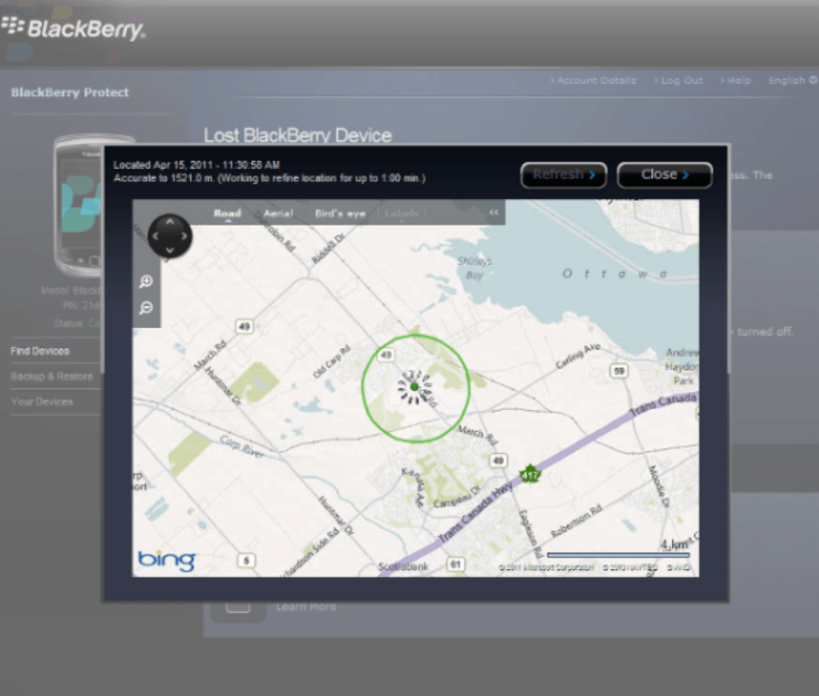 find-blackberry-phone