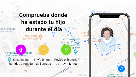 Findmykids reloj gps ninos y pista telefono
